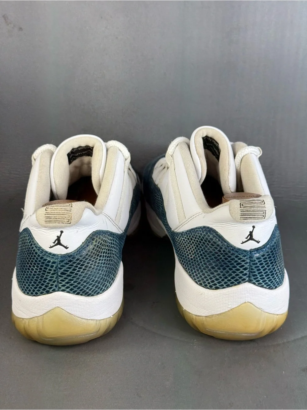 Air Jordan 11 Retro Low 'Snakeskin' athletic sneaker shoes men’s size 13